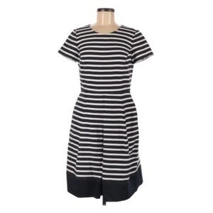 Brooks Brothers Navy Striped Dress